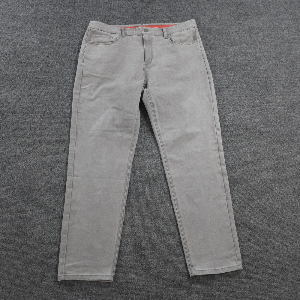 Redvanly Jeans Mens 2XL Gray Ranstead Pull On Casual Denim Twill Performance